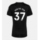 Tottenham Hotspur Micky van de Ven #37 Vieraspaita Naisten 2025-26 Lyhythihainen