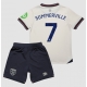 West Ham United Crysencio Summerville #7 Vieraspaita Lapsille 2025-26 Lyhythihainen (+ Lyhyet housut)