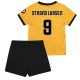 Wolves Jorgen Strand Larsen #9 Kotipaita Lapsille 2025-26 Lyhythihainen (+ Lyhyet housut)