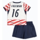 Yhdysvallat Alex Freeman #16 Kotipaita Lapsille MM-kisat 2026 Lyhythihainen (+ Lyhyet housut)