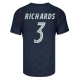 Yhdysvallat Chris Richards #3 Vieraspaita MM-kisat 2026 Lyhythihainen