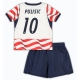 Yhdysvallat Christian Pulisic #10 Kotipaita Lapsille MM-kisat 2026 Lyhythihainen (+ Lyhyet housut)