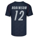 Yhdysvallat Miles Robinson #12 Vieraspaita MM-kisat 2026 Lyhythihainen