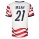 Yhdysvallat Timothy Weah #21 Kotipaita MM-kisat 2026 Lyhythihainen