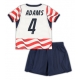 Yhdysvallat Tyler Adams #4 Kotipaita Lapsille MM-kisat 2026 Lyhythihainen (+ Lyhyet housut)