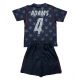 Yhdysvallat Tyler Adams #4 Vieraspaita Lapsille MM-kisat 2026 Lyhythihainen (+ Lyhyet housut)