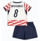 Yhdysvallat Weston McKennie #8 Kotipaita Lapsille MM-kisat 2026 Lyhythihainen (+ Lyhyet housut)